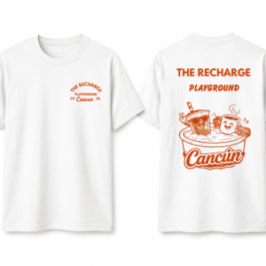 Camiseta Gráfica Recharge Playground Cancún